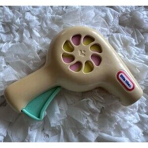 Vintage Fisher-Price Preschool Toy Hair Blow Dryer Plastic Pretend Play